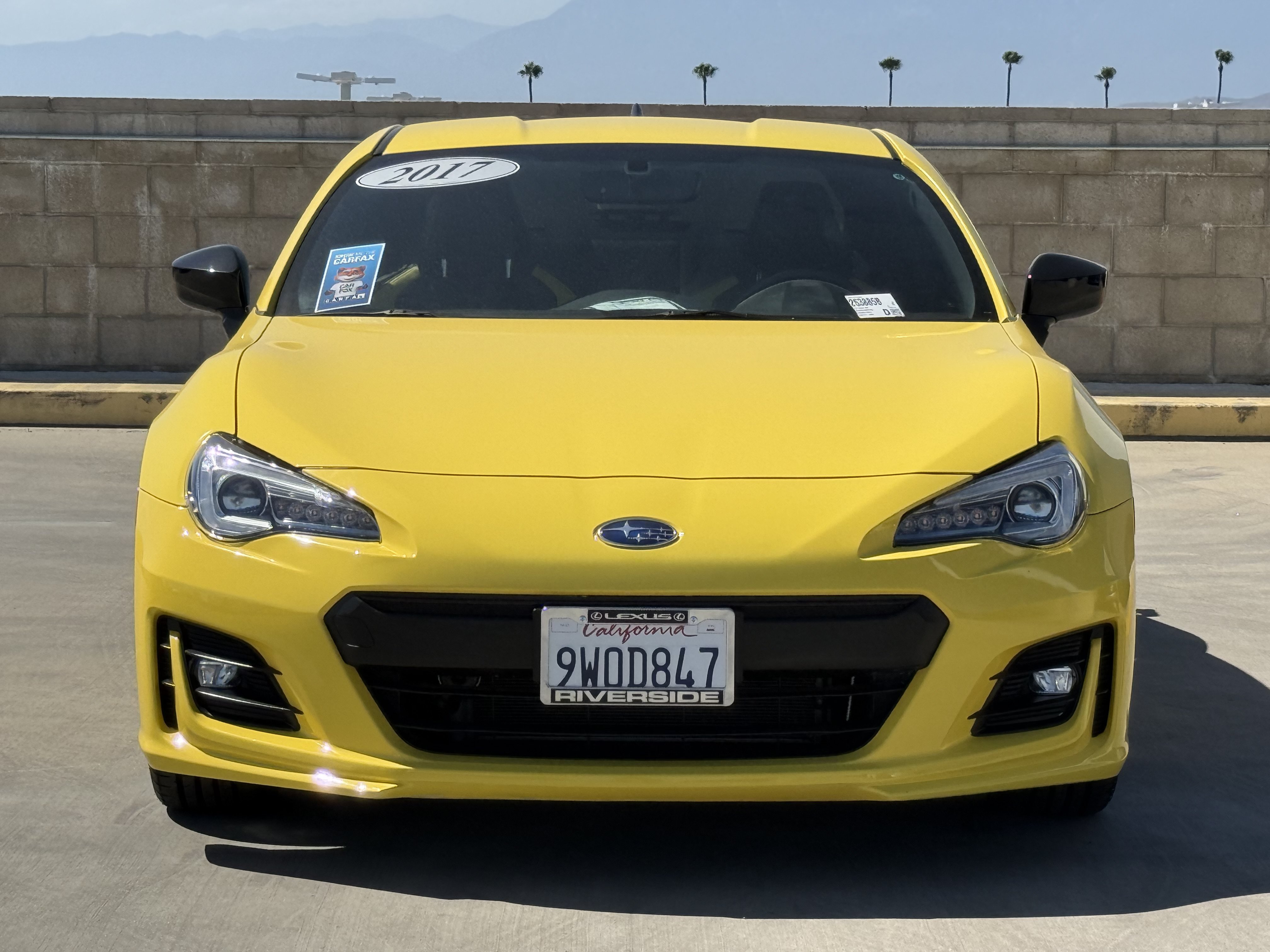 Used 2017 Subaru BRZ Series.Yellow RWD image 6