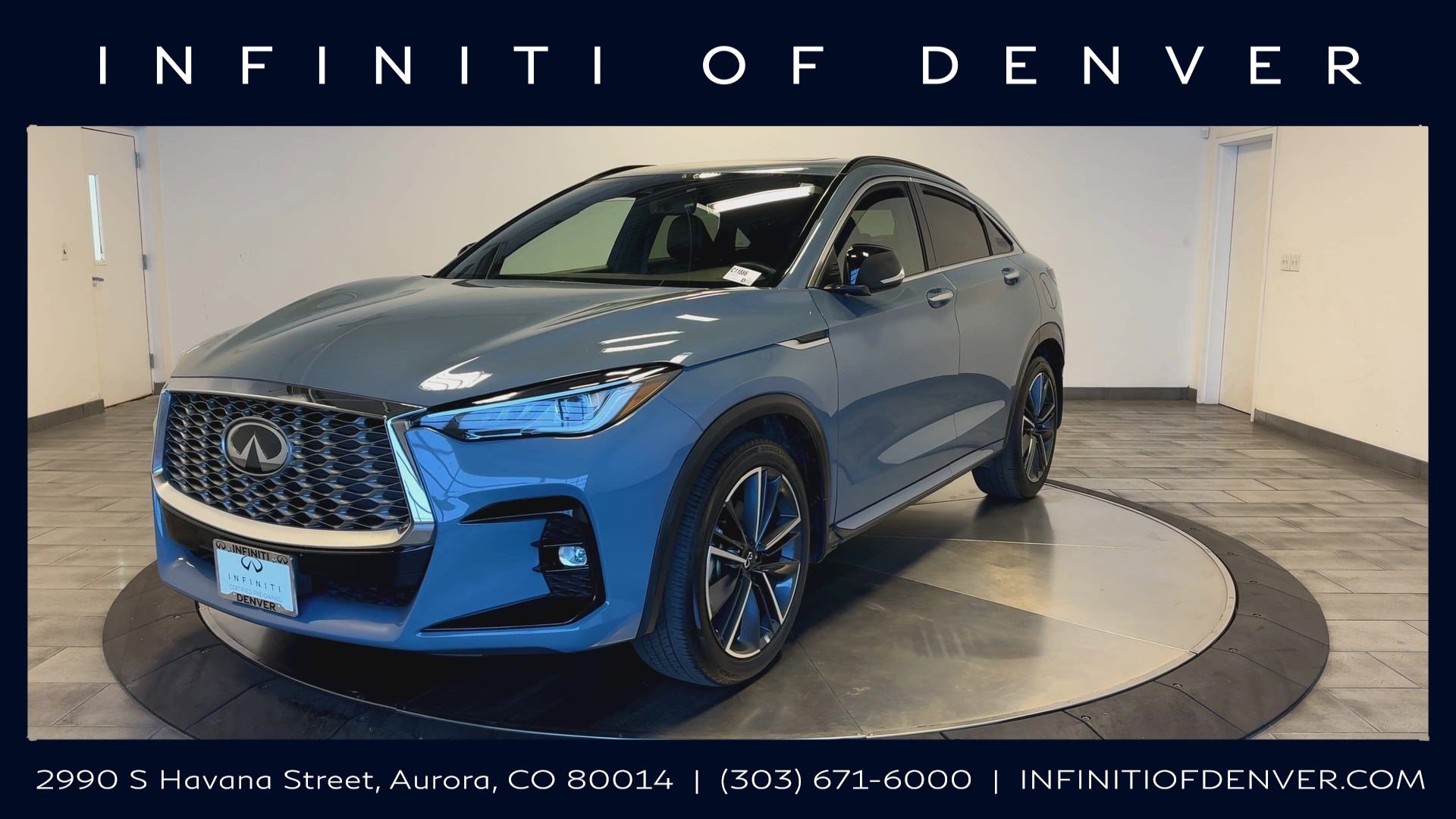 Certified 2025 INFINITI QX55 Luxe w/ Cargo Package