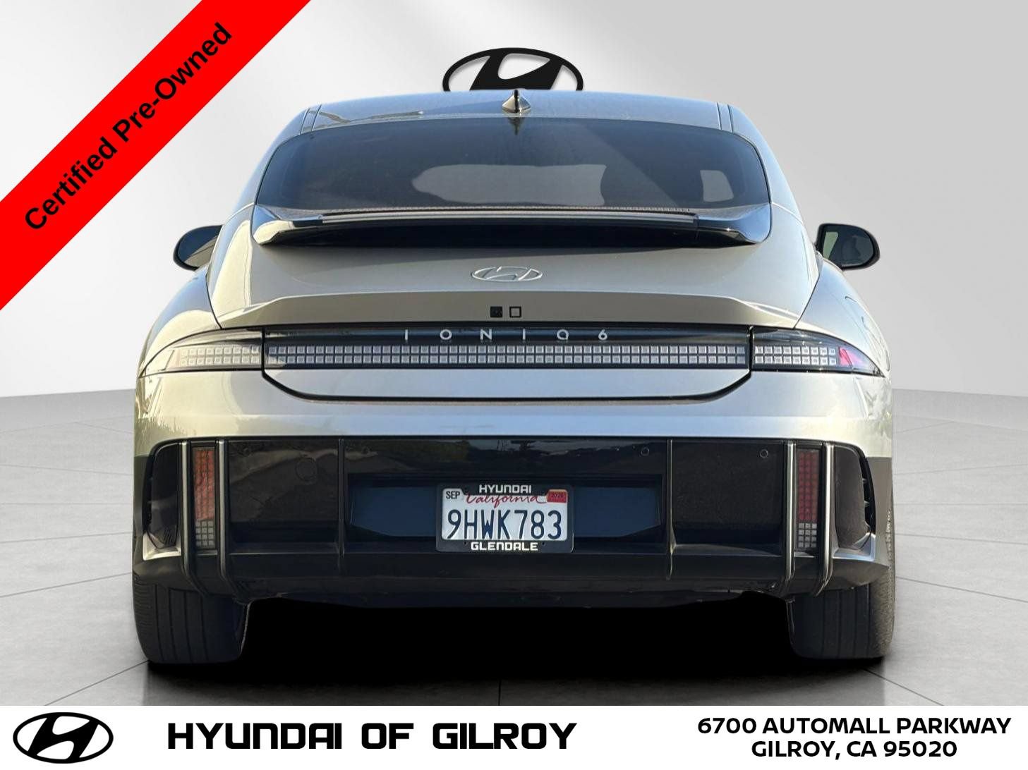 Certified 2023 Hyundai Ioniq 6 SEL w/ Cargo Package RWD image 5