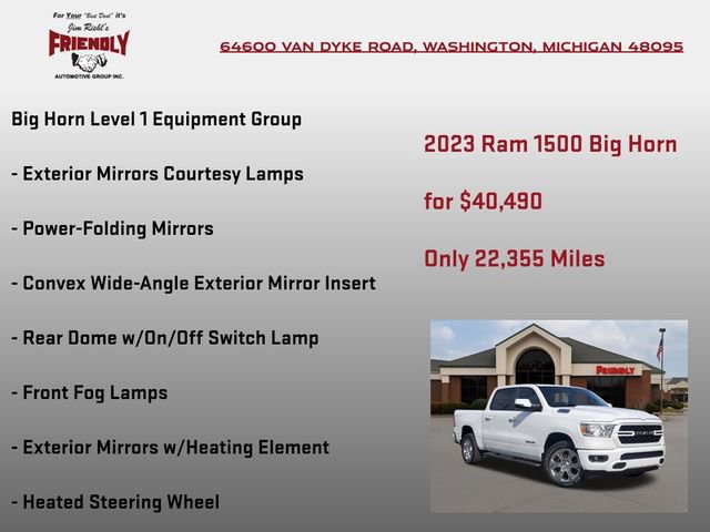 Used 2023 RAM 1500 Big Horn AWD/4WD image 15