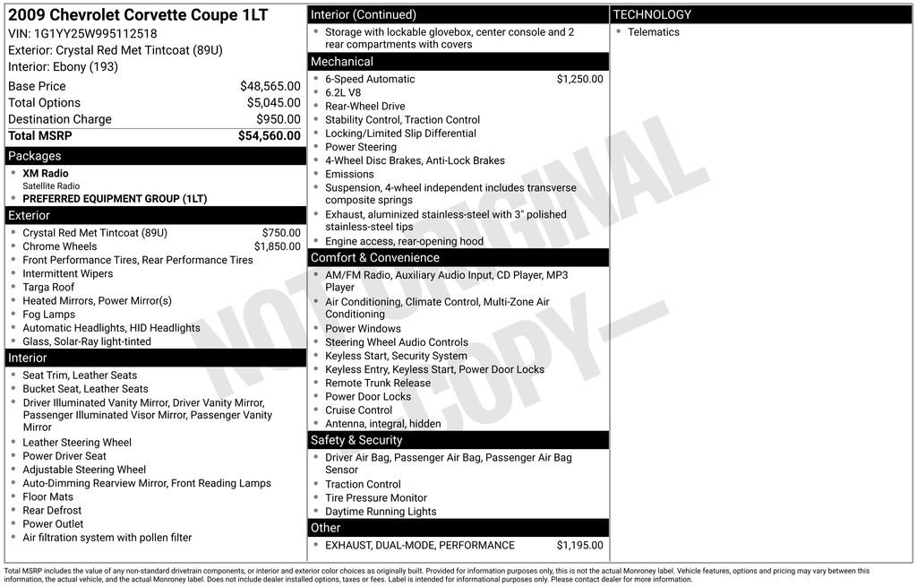 Used 2009 Chevrolet Corvette Coupe RWD image 20