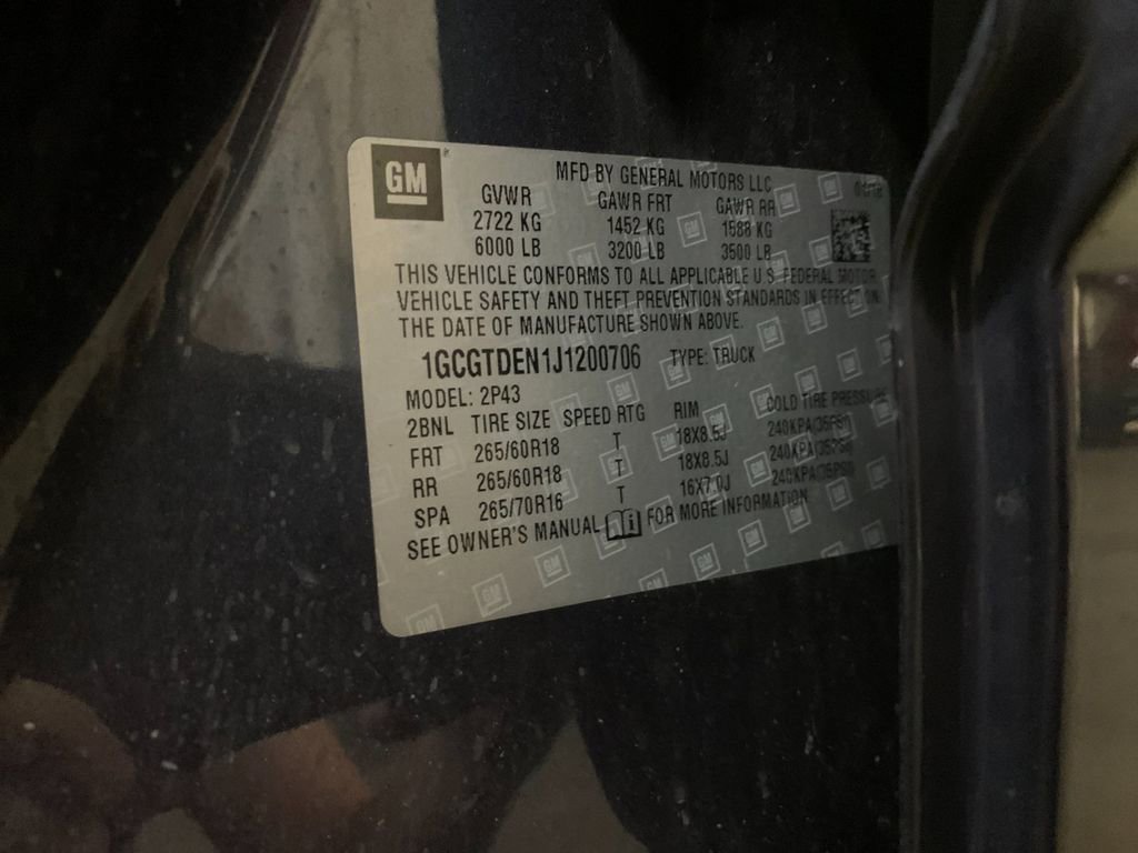 Used 2018 Chevrolet Colorado Z71 w/ Centennial Edition image 34