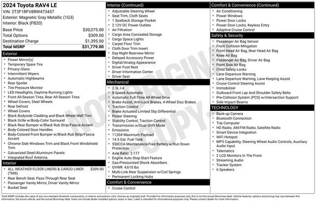 Used 2024 Toyota RAV4 LE image 6