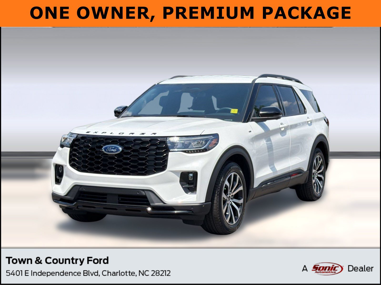 Used 2025 Ford Explorer ST-Line w/ Premium Package RWD image 1