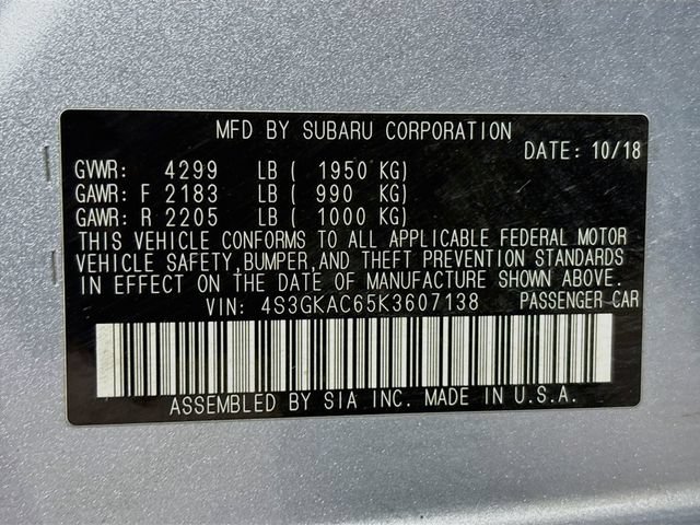Used 2019 Subaru Impreza 2.0i Premium w/ Popular Package #1 AWD/4WD image 32