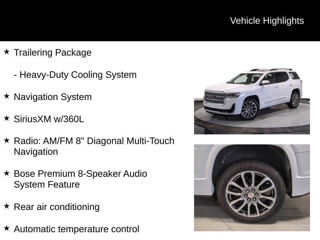 Used 2023 GMC Acadia Denali w/ Denali Ultimate Package image 19