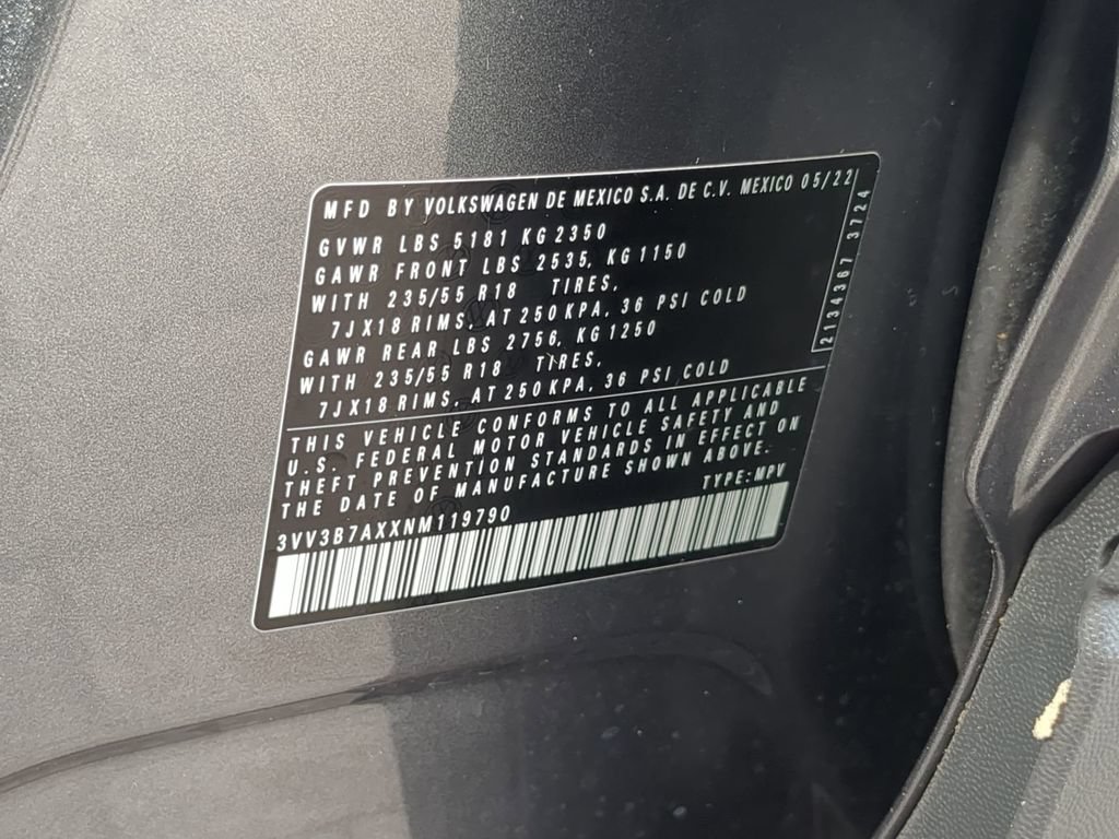 Used 2022 Volkswagen Tiguan SE FWD image 34