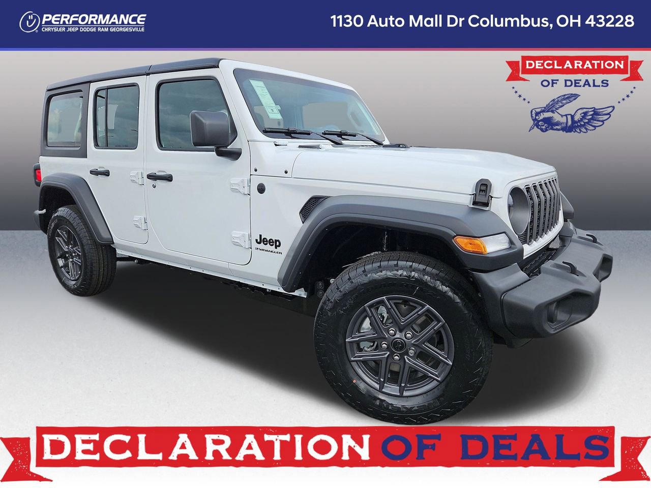 New 2026 Jeep Wrangler Unlimited Sport AWD/4WD image 1