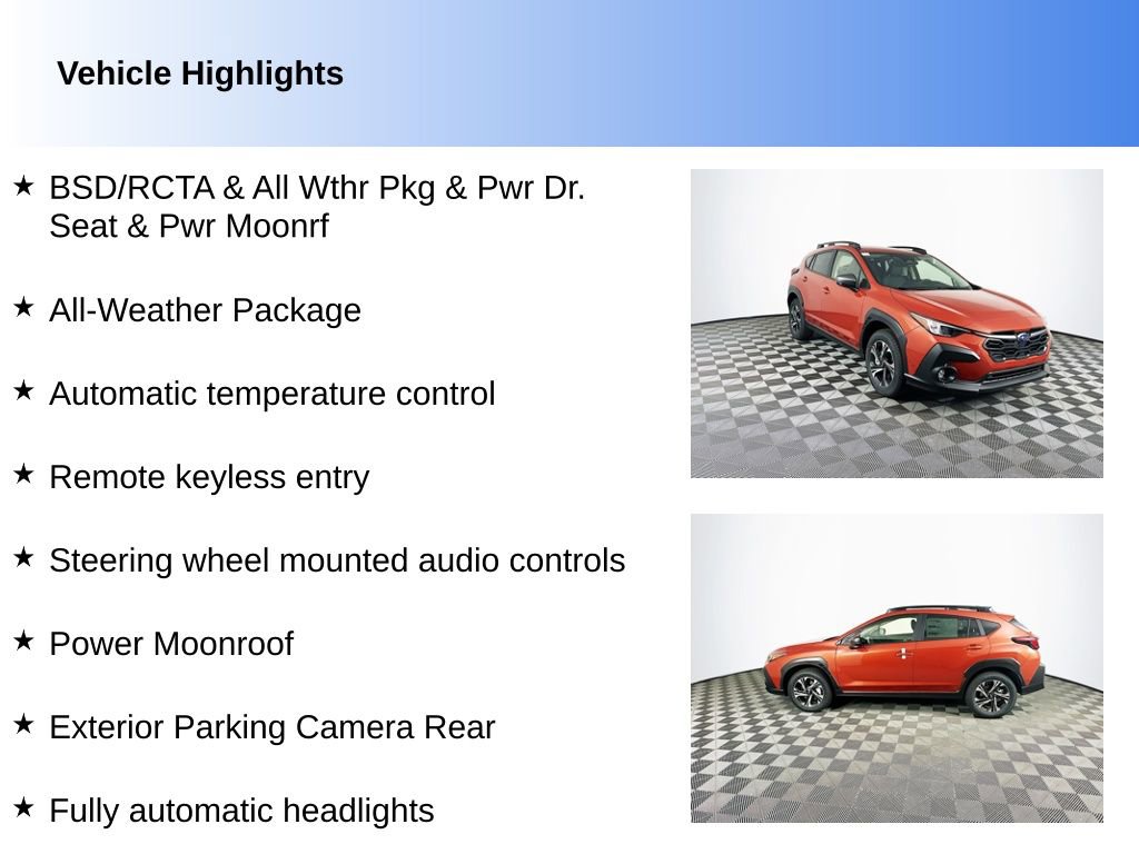 Used 2025 Subaru Crosstrek 2.0i Premium AWD/4WD image 2