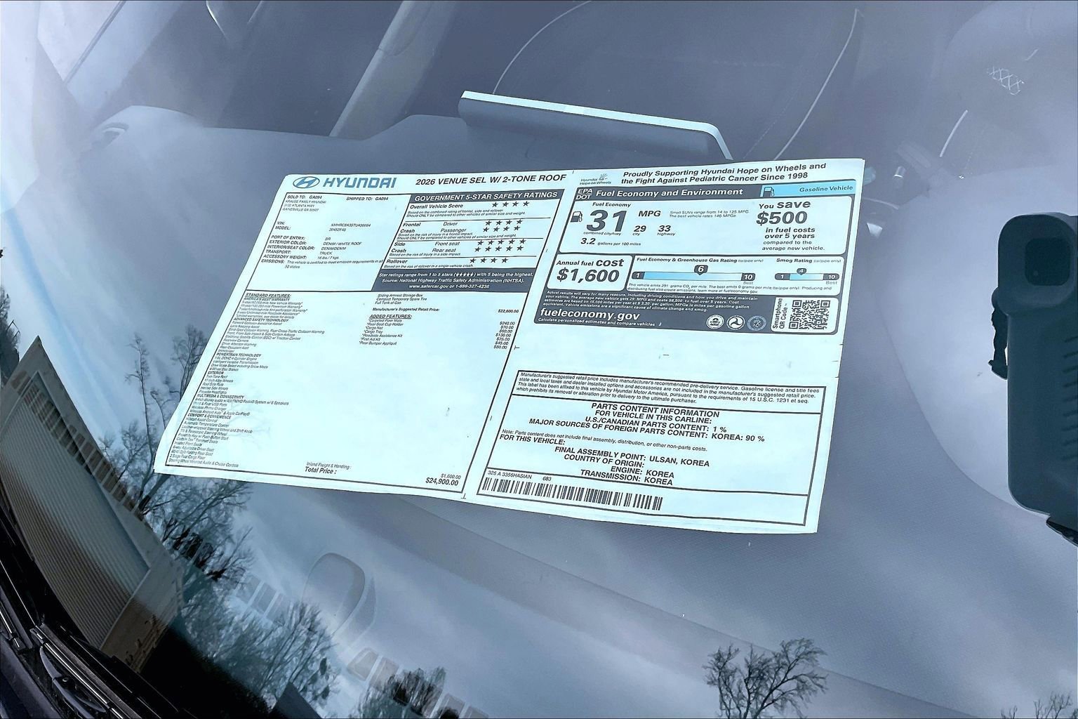 New 2026 Hyundai Venue SEL image 14