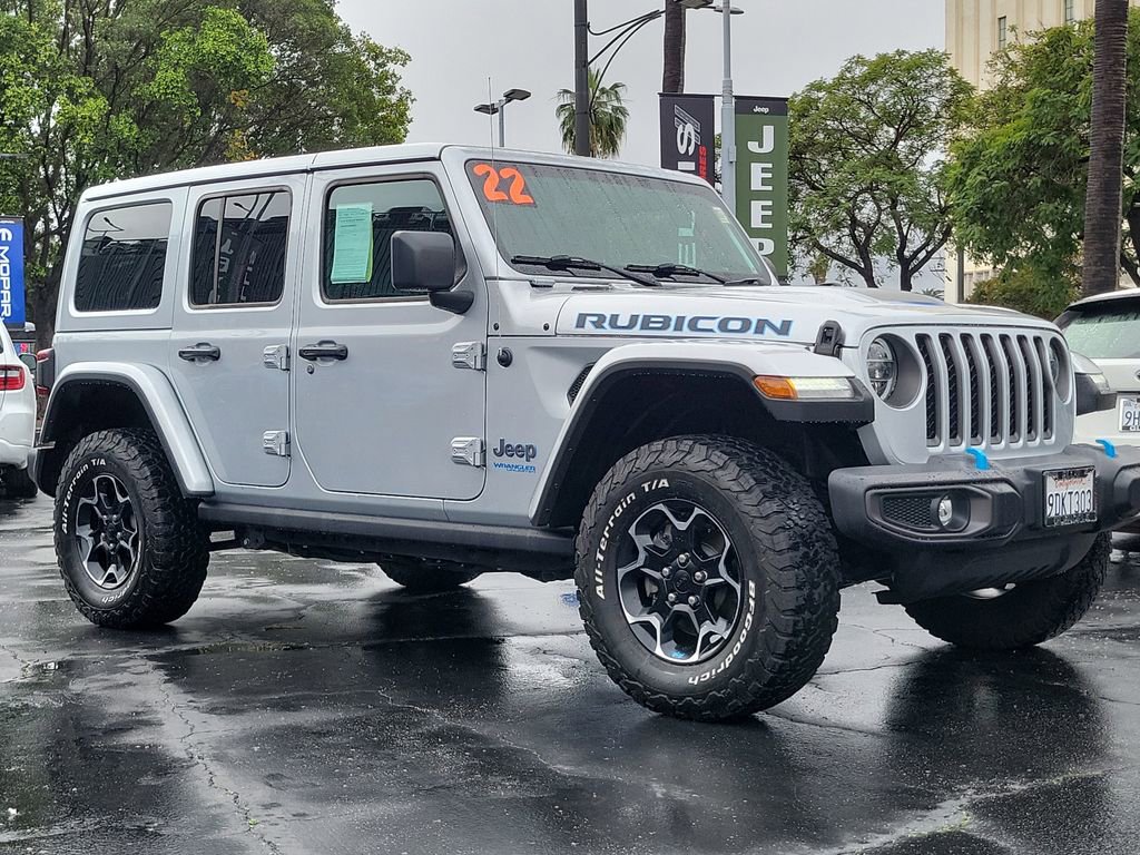 Used 2022 Jeep Wrangler Unlimited Rubicon 4xe w/ Cold Weather Group image 32