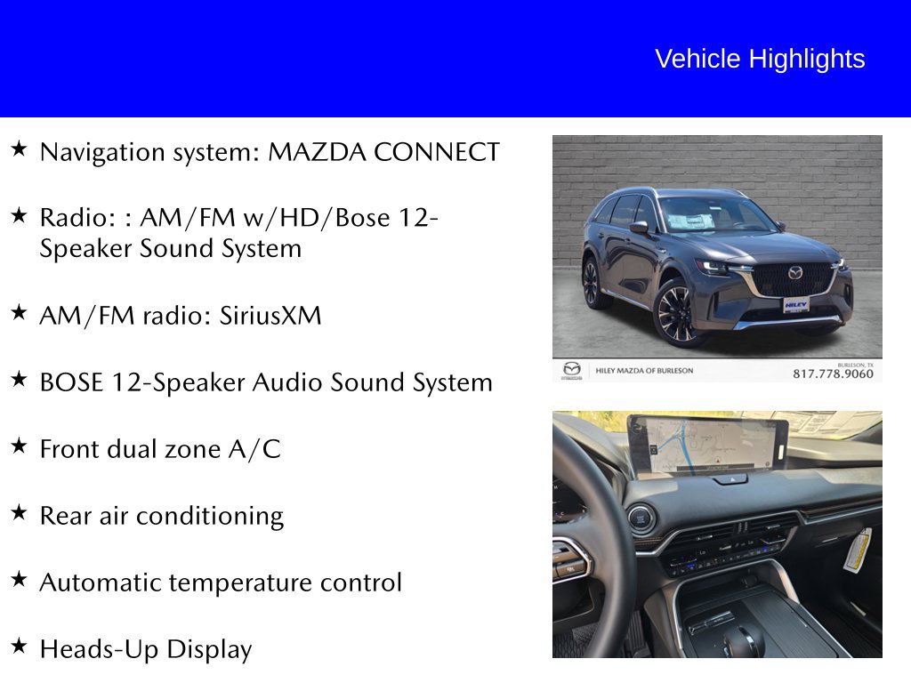 New 2026 MAZDA CX-90 3.3 Turbo S w/ Premium Plus AWD/4WD image 9