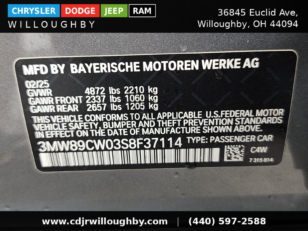 Used 2025 BMW 330i xDrive Sedan w/ Convenience Package AWD/4WD image 44