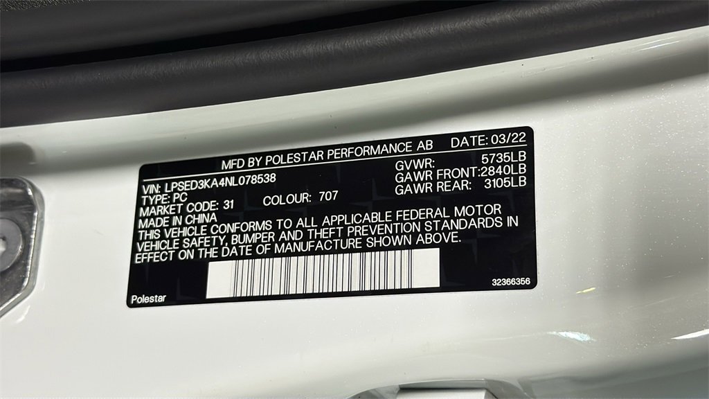 Used 2022 Polestar Polestar 2 w/ Pilot Package image 31