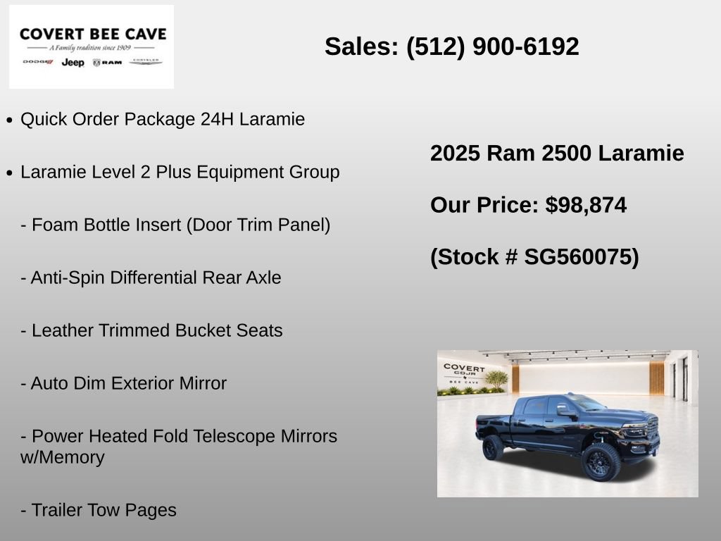 New 2025 RAM 2500 Laramie AWD/4WD image 7