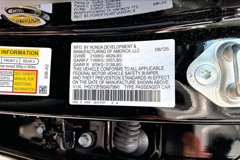 Certified 2025 Honda Accord Sport image 14