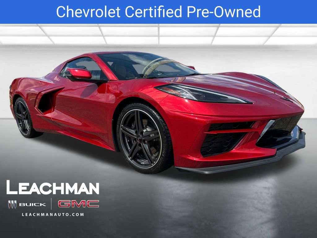 Certified 2025 Chevrolet Corvette Stingray Premium Conv w/ 3LT image 1