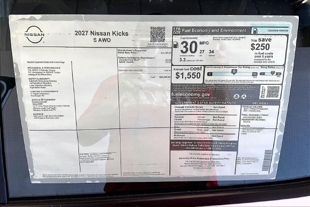 New 2027 Nissan Kicks S AWD/4WD image 38
