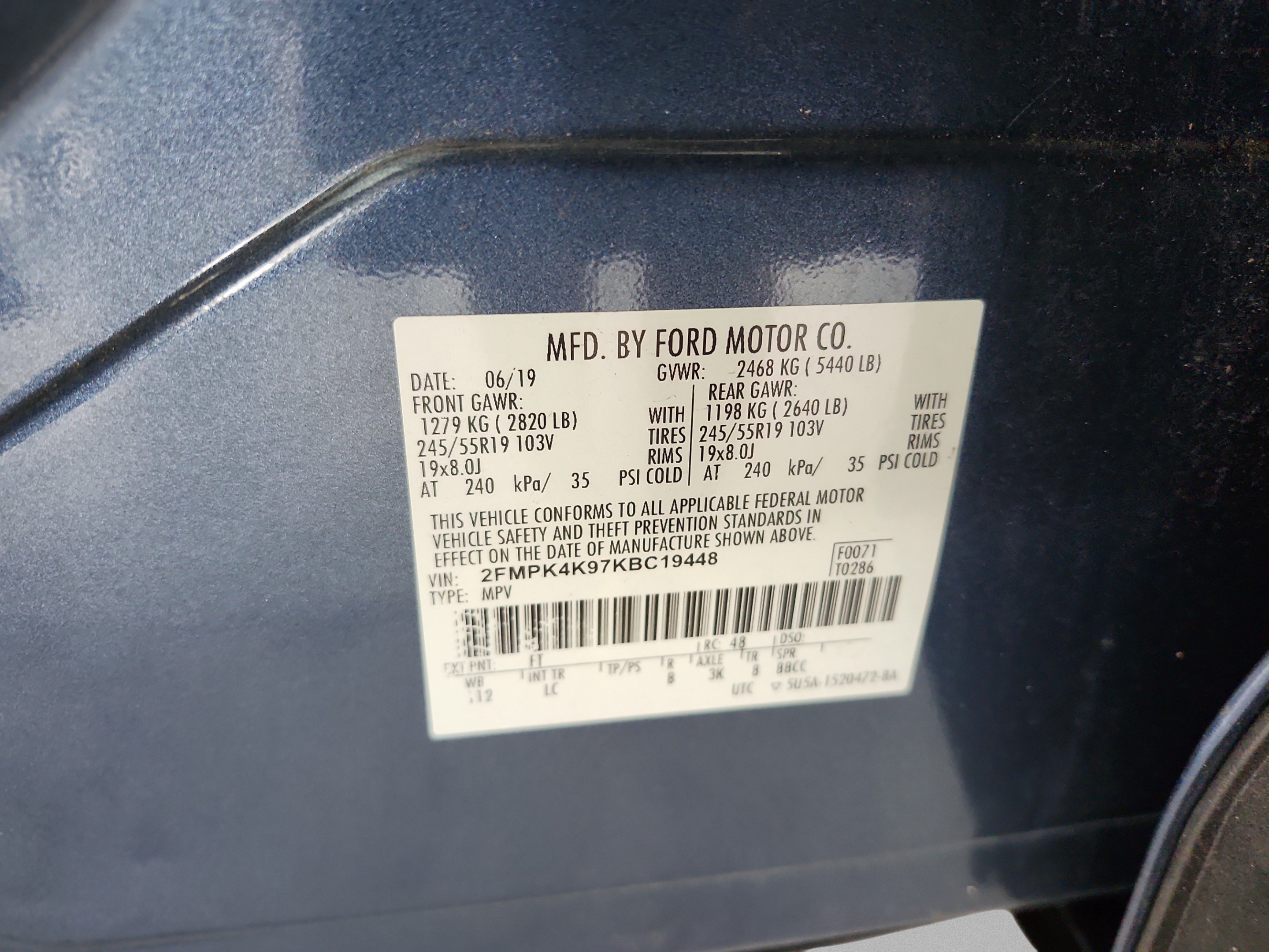 Used 2019 Ford Edge Titanium w/ Cold Weather Package AWD/4WD image 23