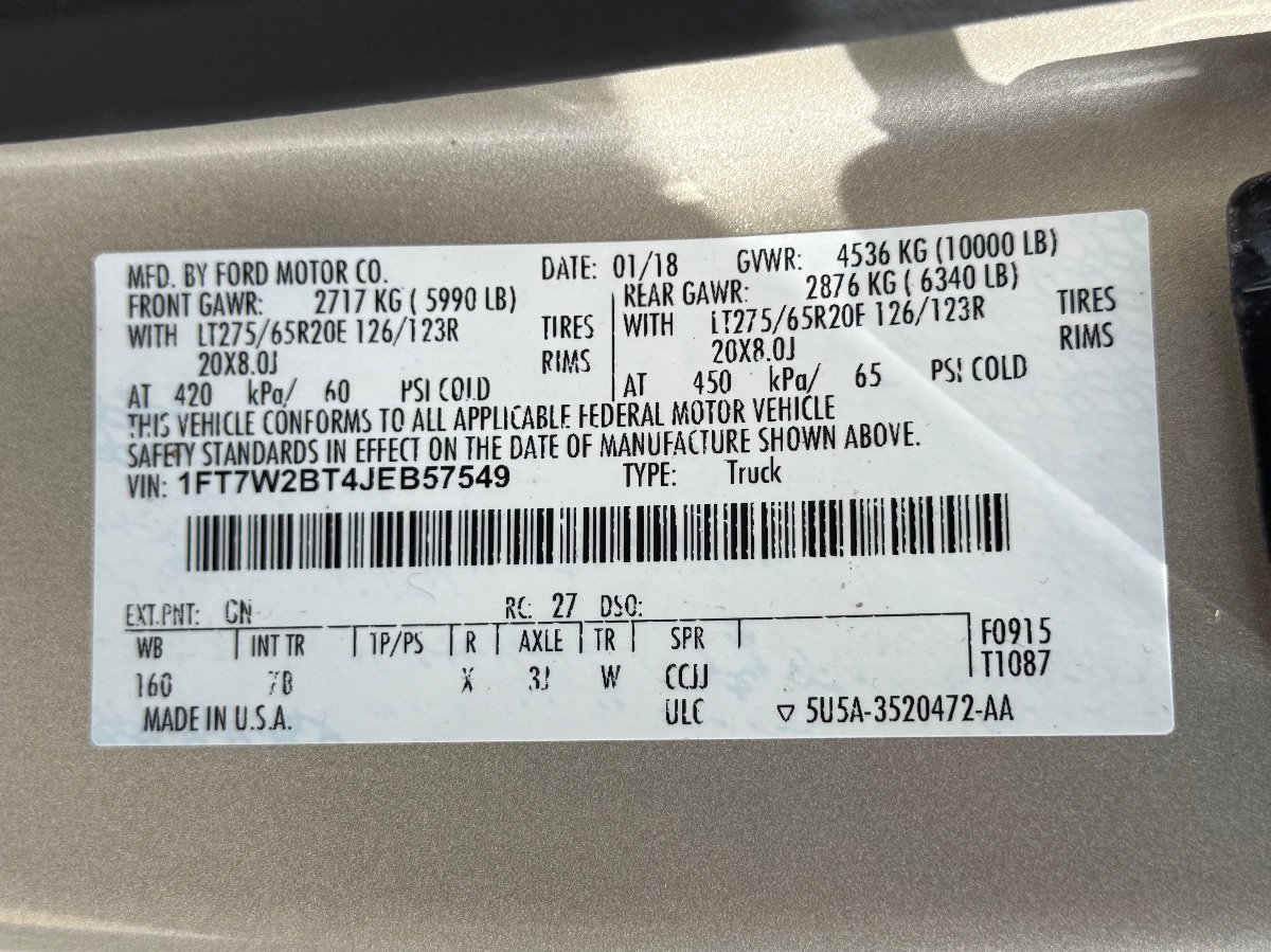 Used 2018 Ford F250 Platinum w/ Platinum Ultimate Package AWD/4WD image 43