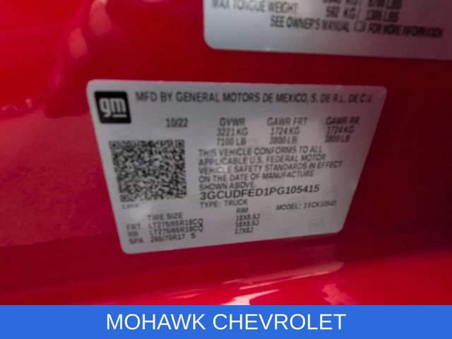 Used 2023 Chevrolet Silverado 1500 LT Trail Boss w/ Protection Package AWD/4WD image 34