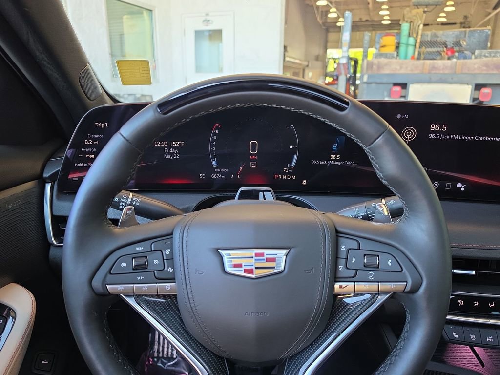 Certified 2025 Cadillac CT5 V w/ LPO, Red Accent Package AWD/4WD image 12