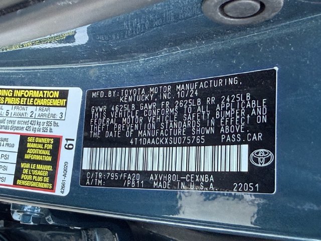 Used 2025 Toyota Camry LE FWD image 33
