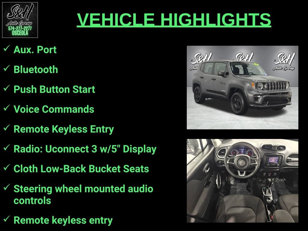 Used 2019 Jeep Renegade Sport AWD/4WD image 3