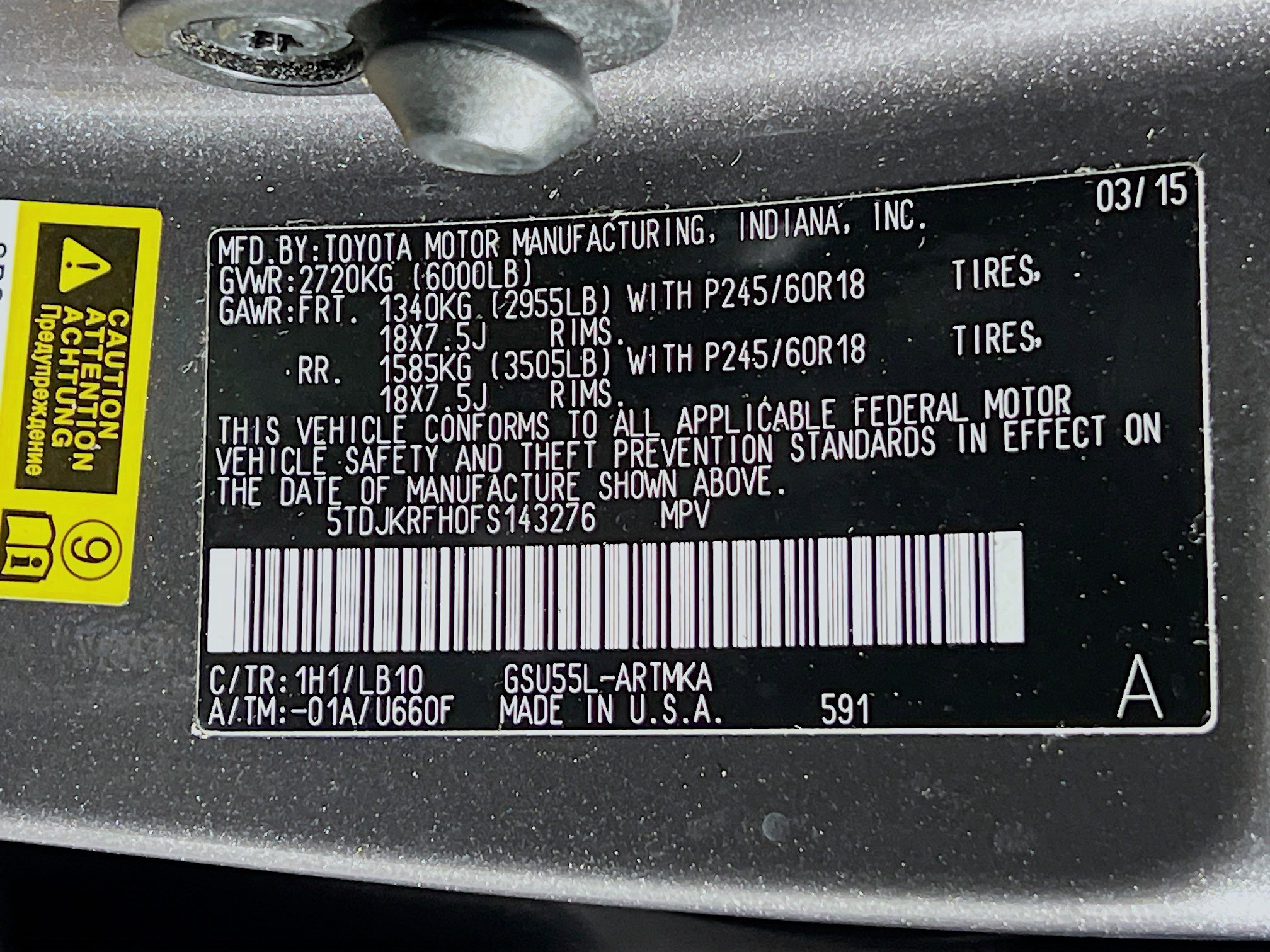 Used 2015 Toyota Highlander XLE image 29