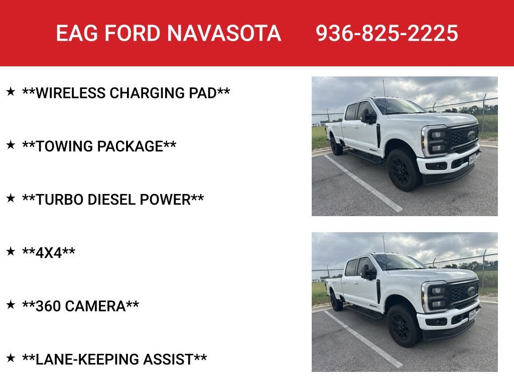 Used 2025 Ford F350 Lariat w/ Black Appearance Package AWD/4WD image 3