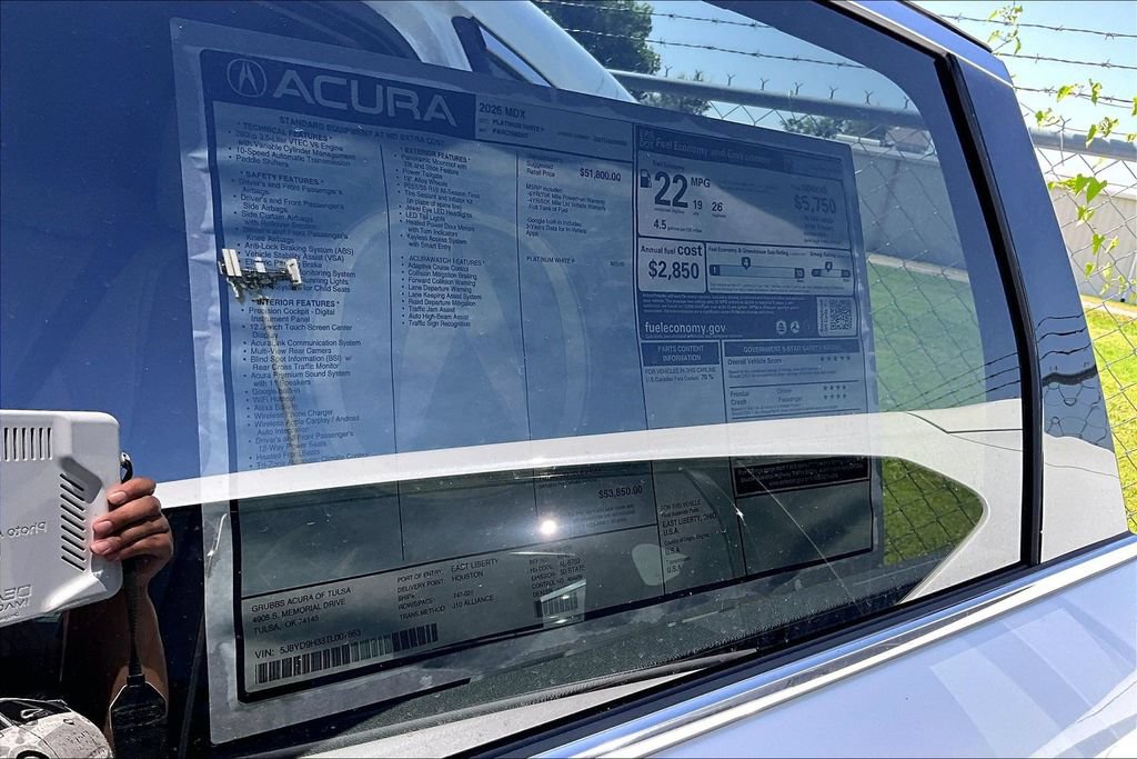New 2026 Acura MDX FWD image 30
