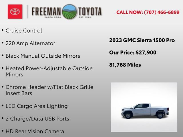 Used 2023 GMC Sierra 1500 Pro w/ Trailering Package RWD image 13