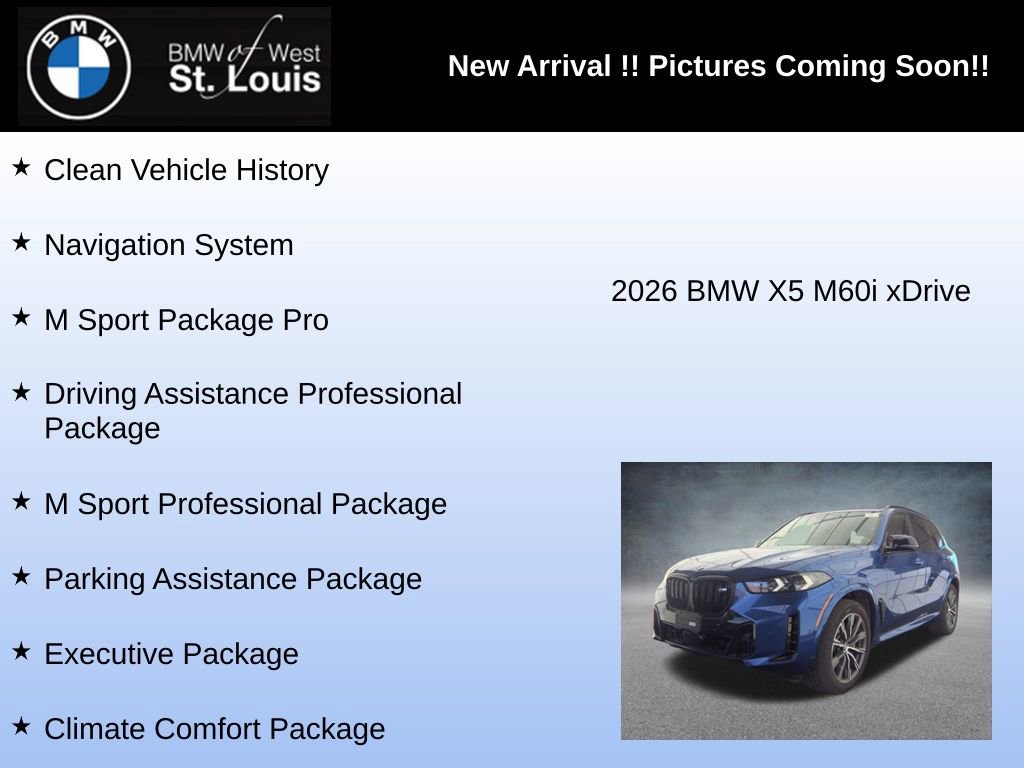 Used 2026 BMW X5 M60i AWD/4WD image 5