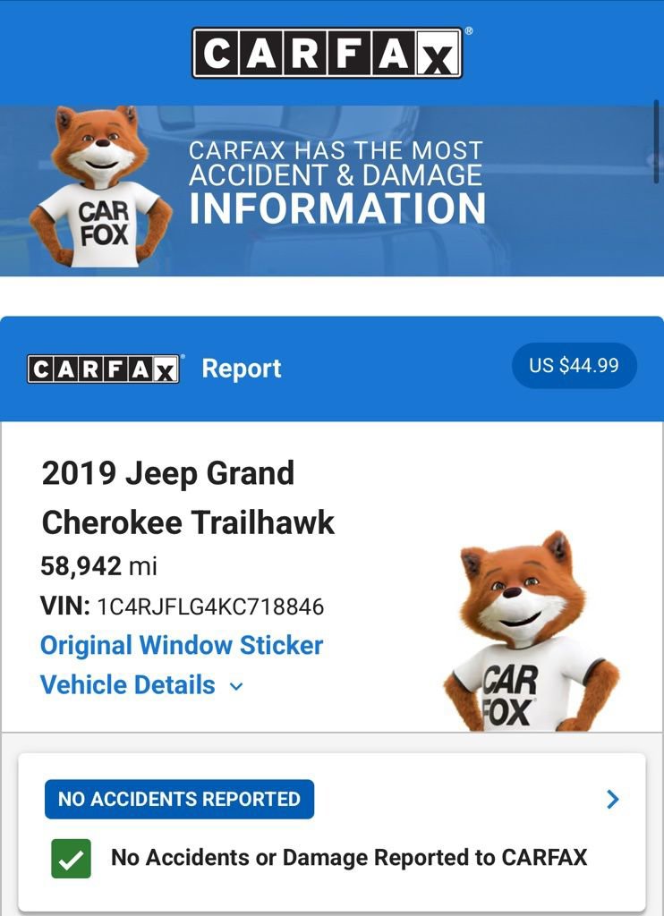 Used 2019 Jeep Grand Cherokee Trailhawk AWD/4WD image 6