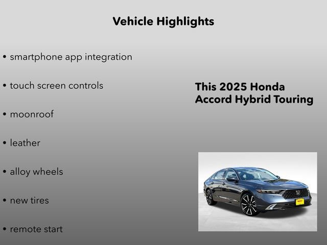 New 2025 Honda Accord Touring image 15