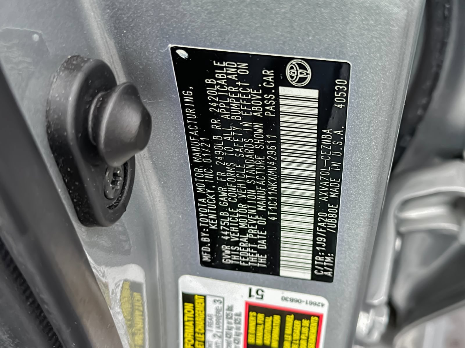 Used 2021 Toyota Camry LE w/ Cold Weather Package FWD image 27