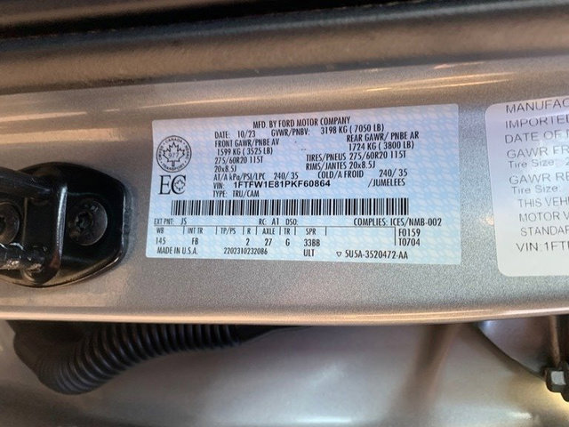 Certified 2023 Ford F150 XLT w/ Equipment Group 302A High image 33