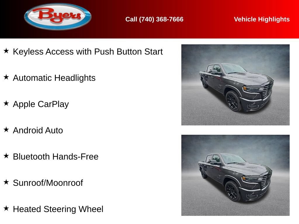Used 2025 RAM 1500 Laramie w/ Night Edition AWD/4WD image 13