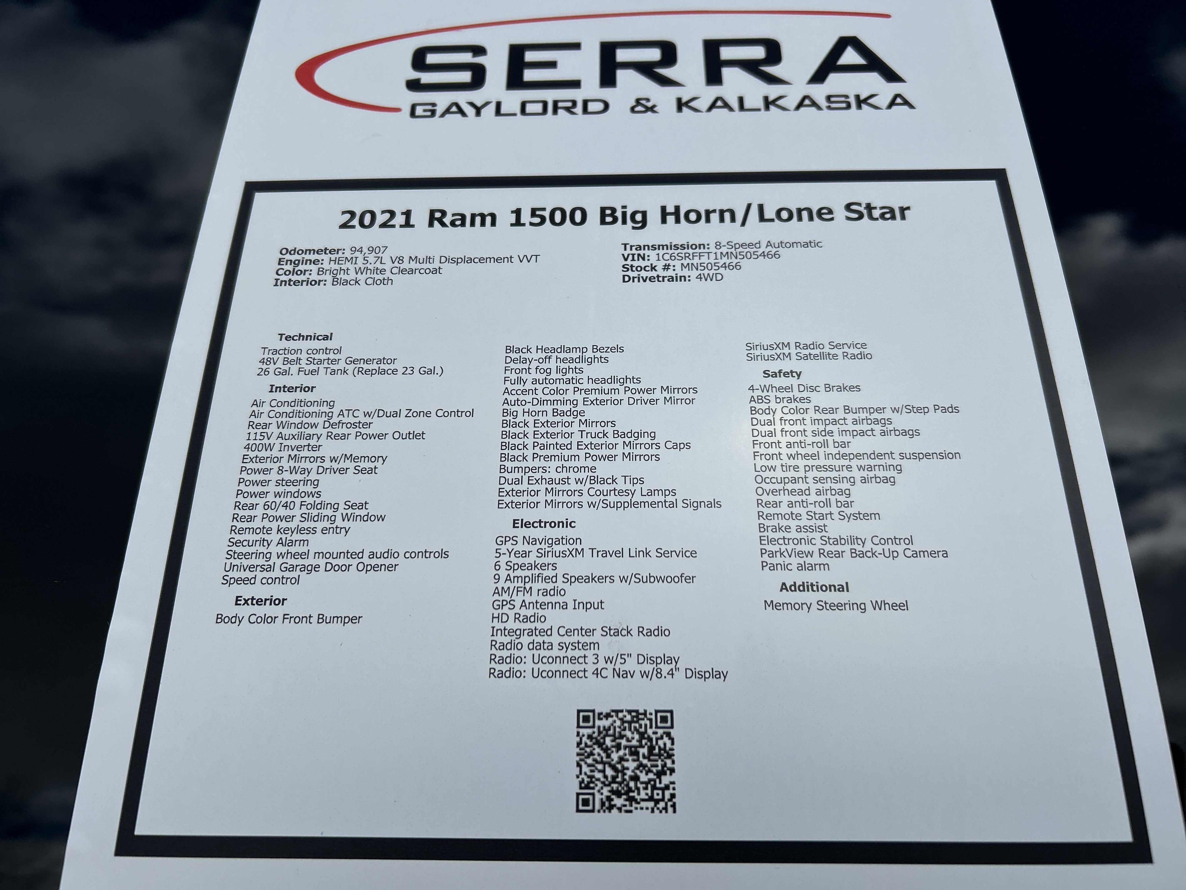 Used 2021 RAM 1500 Big Horn image 27