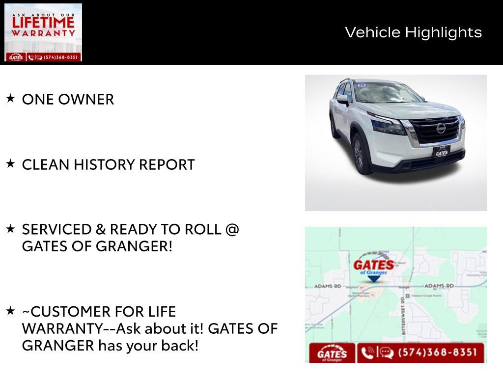 Used 2025 Nissan Pathfinder SV AWD/4WD image 8