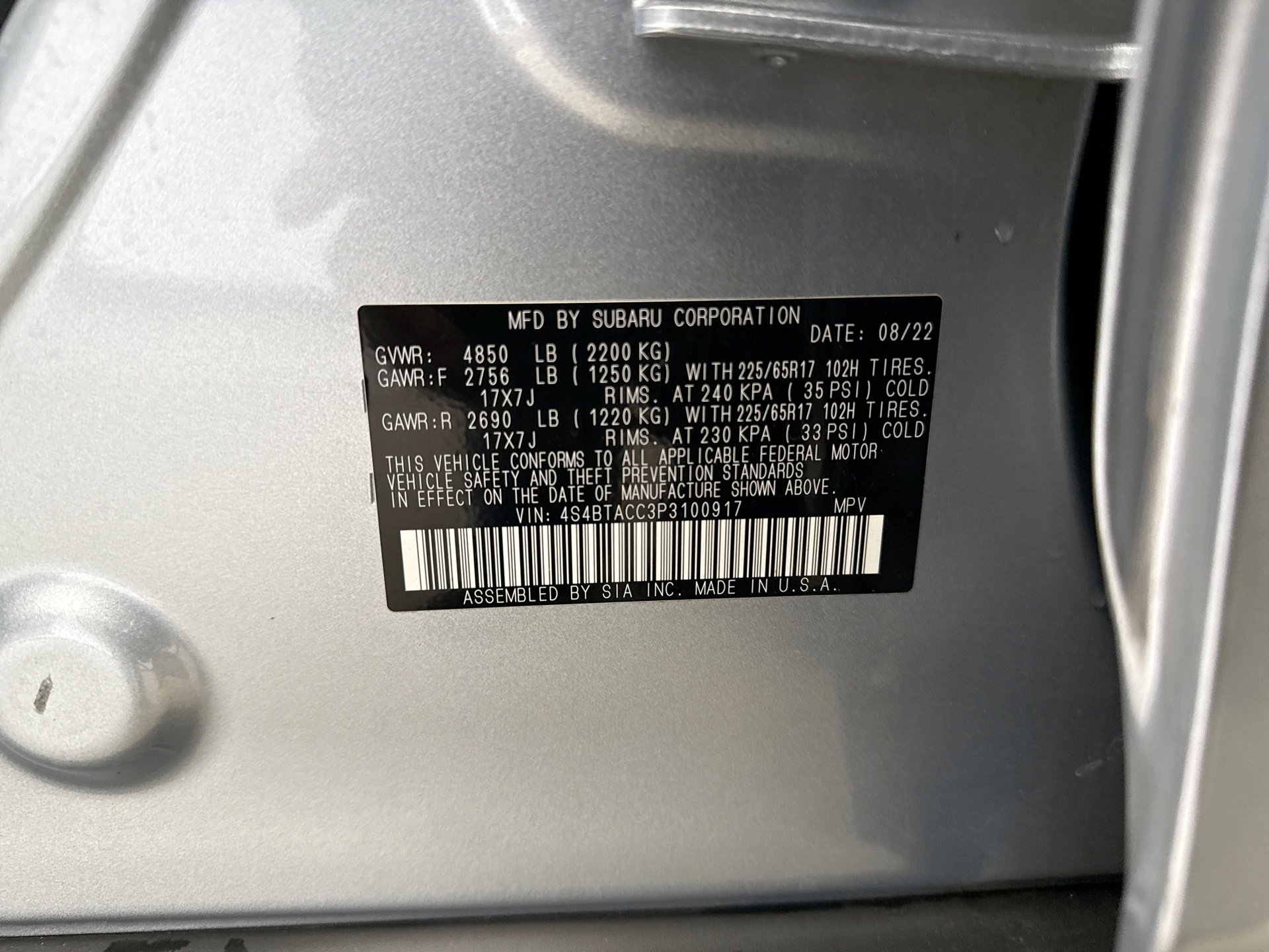 Used 2023 Subaru Outback Premium image 18