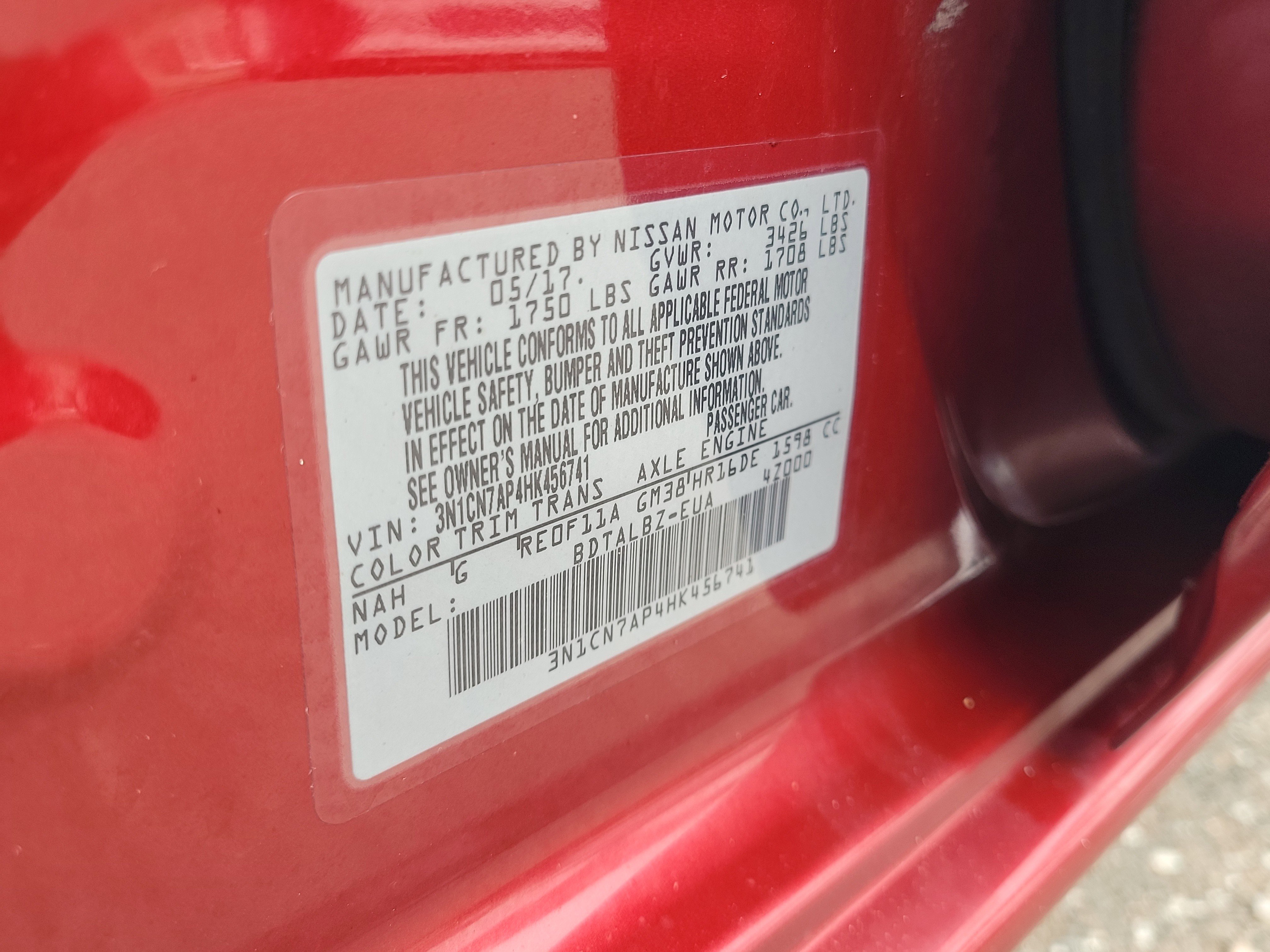 Used 2017 Nissan Versa SV image 33