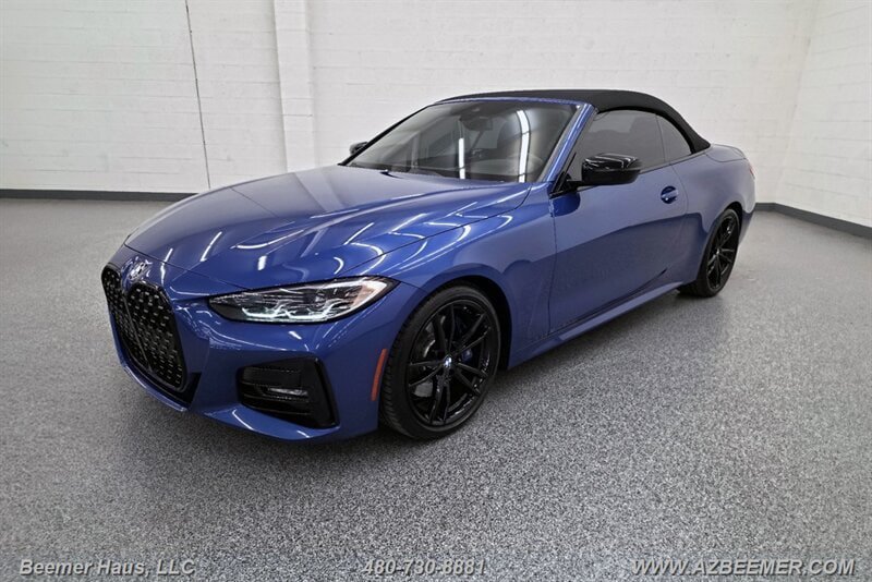 Used 2021 BMW 430i Convertible w/ M Sport Package RWD image 2