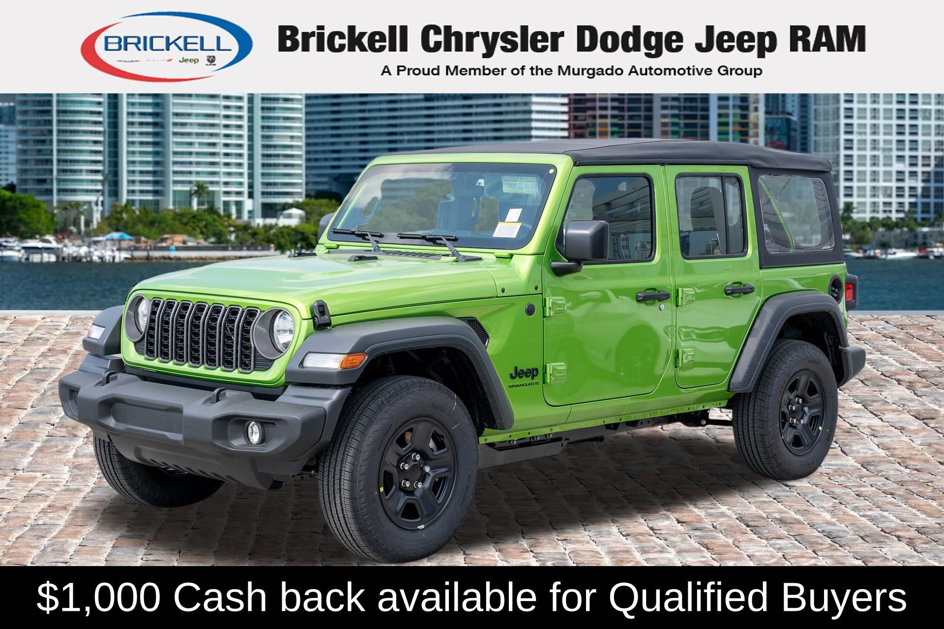 New 2026 Jeep Wrangler Sport image 1
