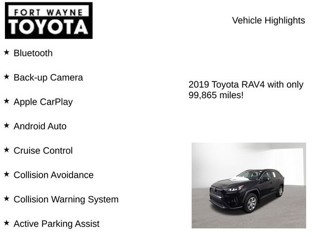 Used 2019 Toyota RAV4 LE w/ All Weather Liner Package image 7