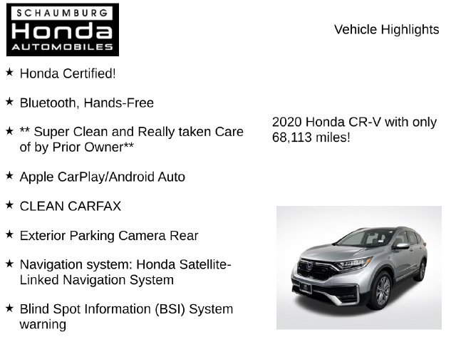 Certified 2020 Honda CR-V Touring image 14