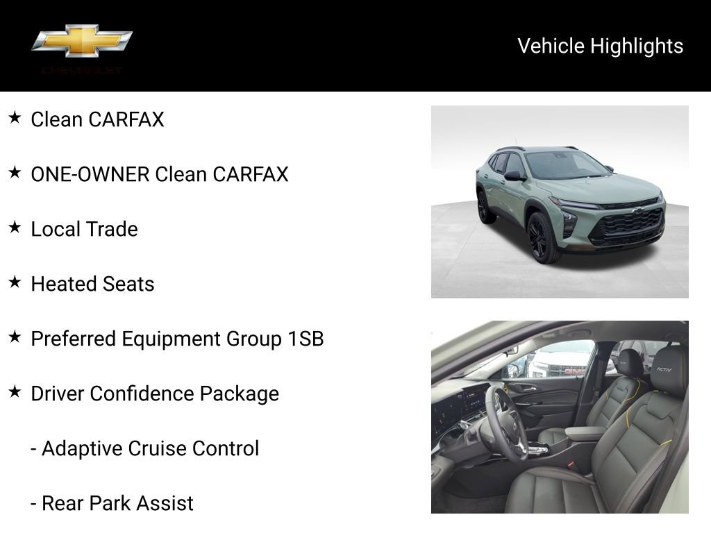 Certified 2025 Chevrolet Trax ACTIV w/ Driver Confidence Package image 18