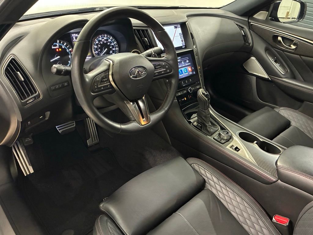 Used 2024 INFINITI Q50 Red Sport 400 w/ Black Opal Edition RWD image 4