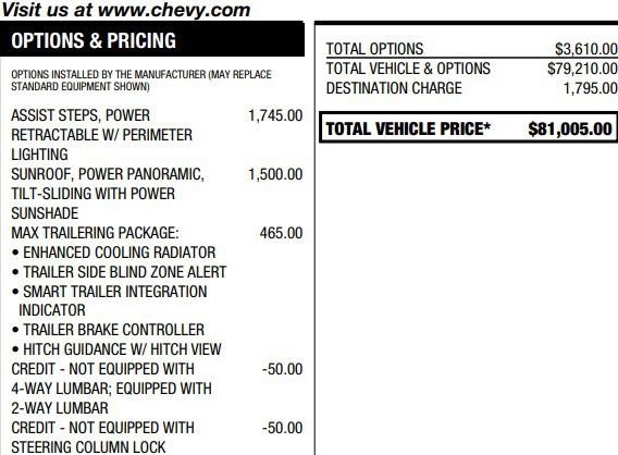 Certified 2022 Chevrolet Tahoe High Country w/ Max Trailering Package AWD/4WD image 2