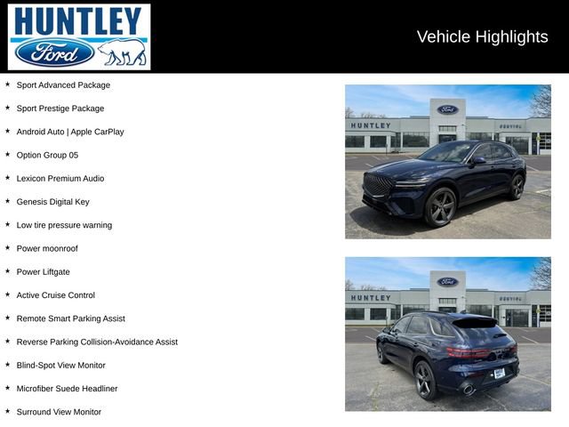 Used 2024 Genesis GV70 3.5T Sport w/ Sport Prestige Package AWD/4WD image 2